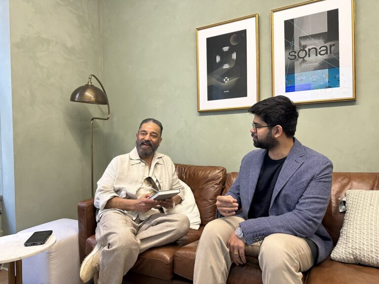 Kamal Haasan 访问 Perplexity 总部，会见首席执行官 Aravind 讨论电影制作中的 AI