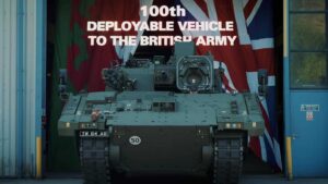 通用动力英国公司交付第 100 辆 Ajax 装甲战车，以支持英国陆军现代化