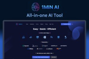本月生成 1,000+ 张营销图片：1 分钟。AI Now 终身 79.97 美元