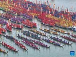 秦潼船节在中国台州举行