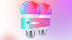 我把旧灯泡换成了 Lepro 的这些 AI 智能灯泡，16 美元后，我的办公室看起来非常漂亮