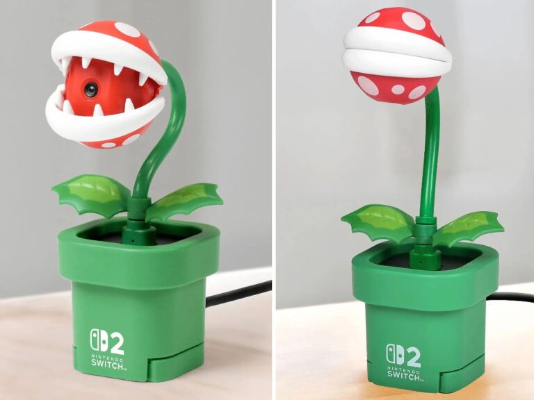 绝对 Genius Switch 2 相机看起来像食人鱼植物，为了保护隐私，它甚至可以关闭