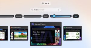 Microsoft 为 Copilot Plus PC 推出召回和 AI 驱动的 Windows 搜索