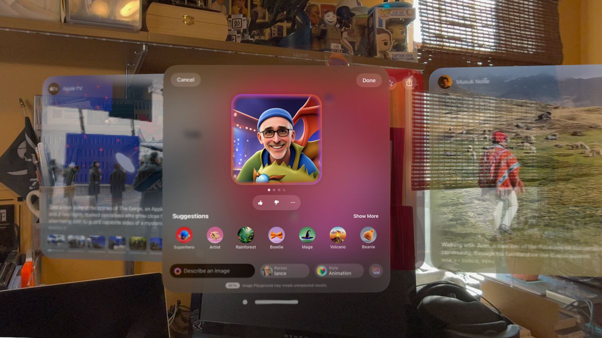 Apple Intelligence 搭载 visionOS 2.4 登陆 Vision Pro，其工作方式如您所愿