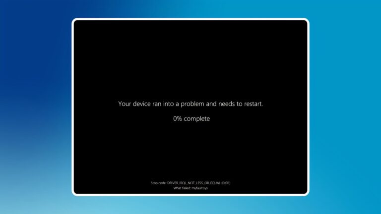 Microsoft 可能会重塑其臭名昭著的 Windows 蓝屏死机