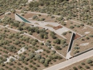 Mykonos Architects 在克里特岛建造了一座具有视觉冲击力的山坡住宅，重新定义了可持续奢华