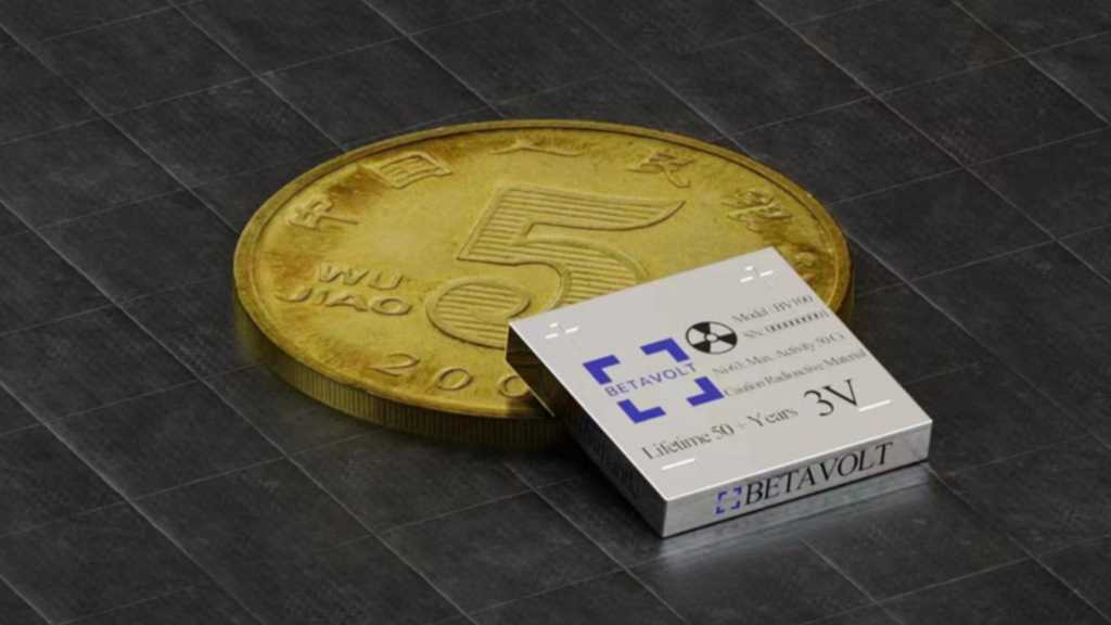 这种安全的核电池一次充电可以使用几十年