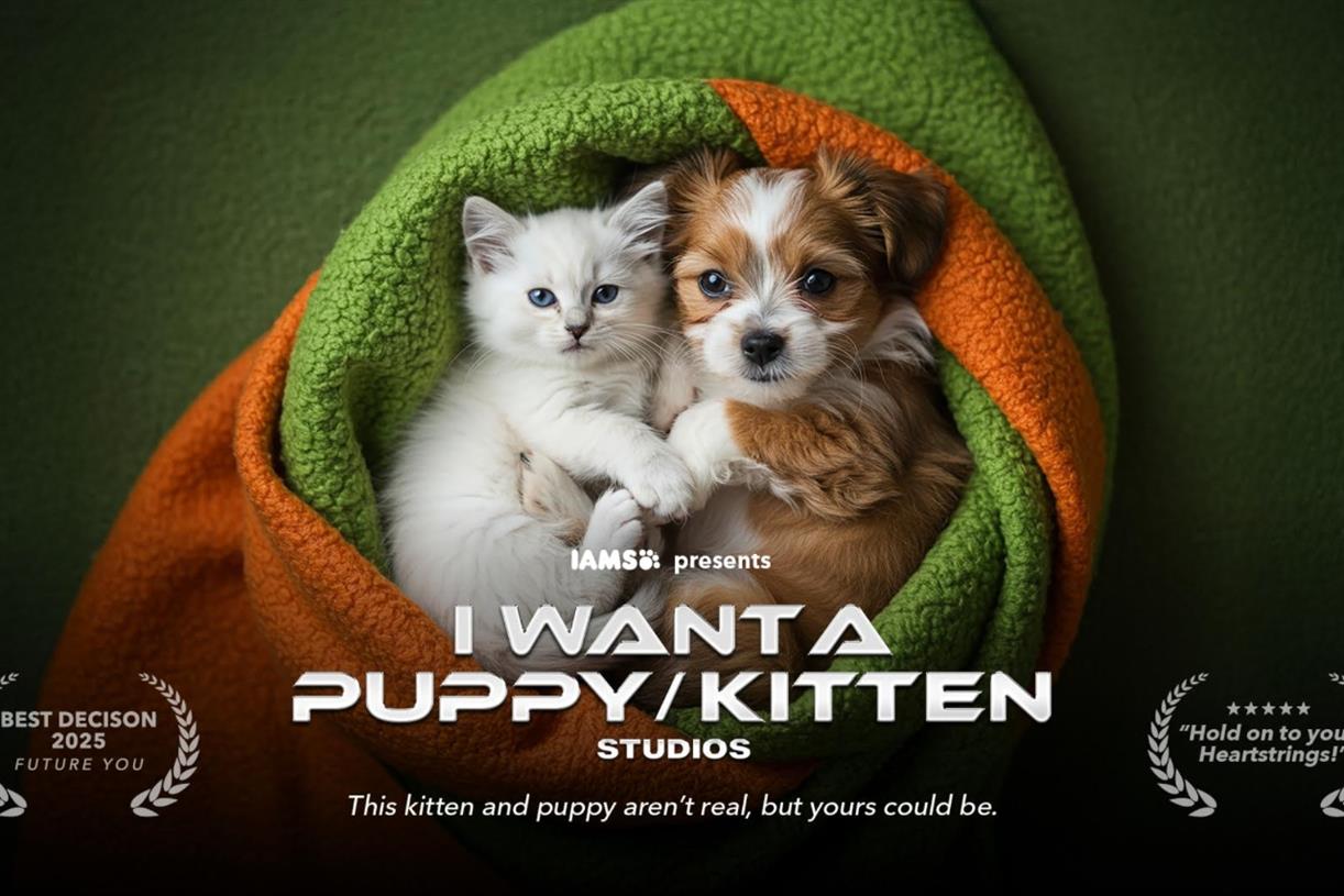 Iams 开发 AI 视频工具，说服亲人养宠物