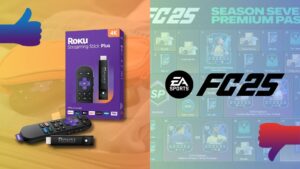 赢家和输家：Roku 坚持比赛，EA Sports FC 打进乌龙球