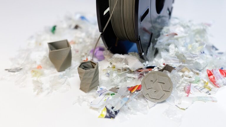 塑料包装废料转化为高质量的 3D 打印产品