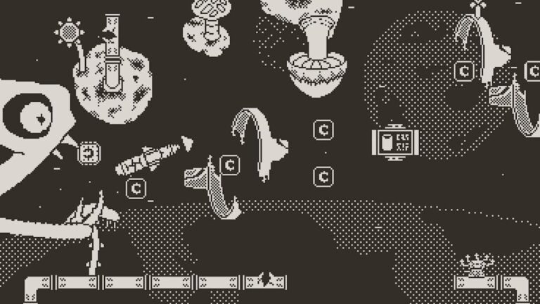 Suborbital Salvage 是 Playdate 的一款惊心动魄的无限跑酷游戏，它会用小行星和侮辱来砸你