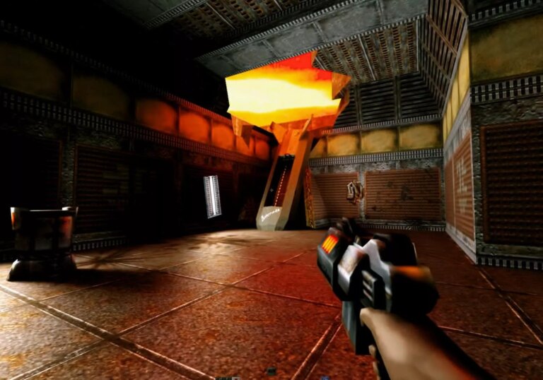 Quake II 在 Whamm 上运行，Whamm 是 Microsoft 的实时游戏实验性 AI