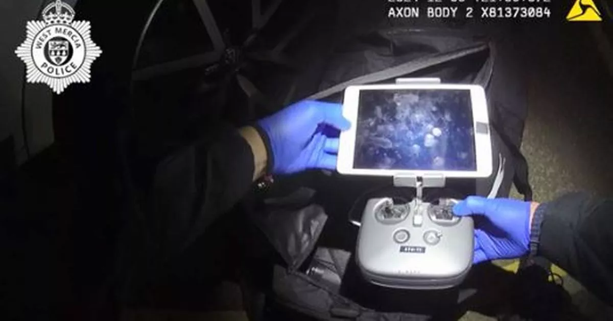 HMP Long Lartin 无人机空投，警方逮捕 18 人