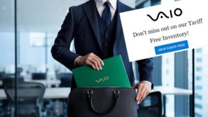 Vaio 吹捧“免关税”库存出售 — 英特尔驱动的笔记本电脑售完即止