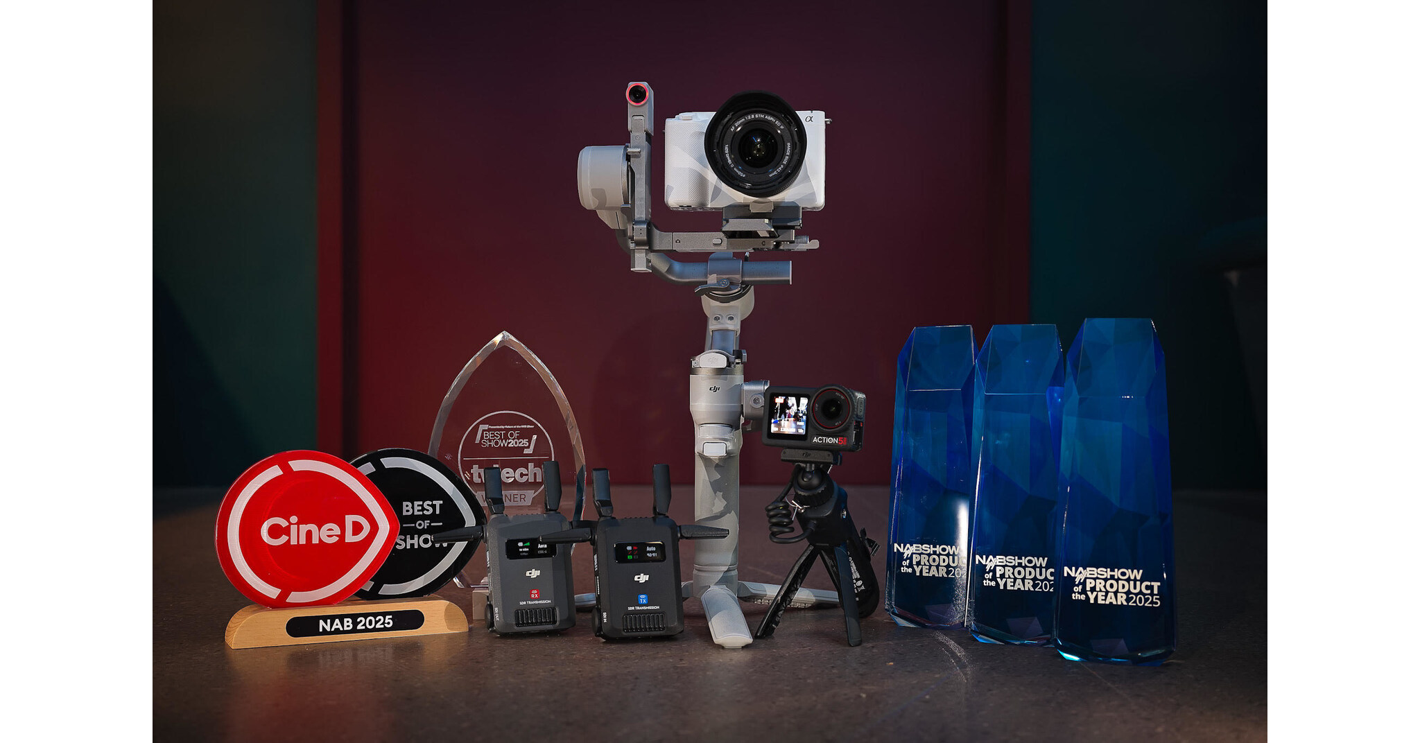 DJI Ronin 和 Osmo 在 2025 年 NAB 展会上荣获五项大奖