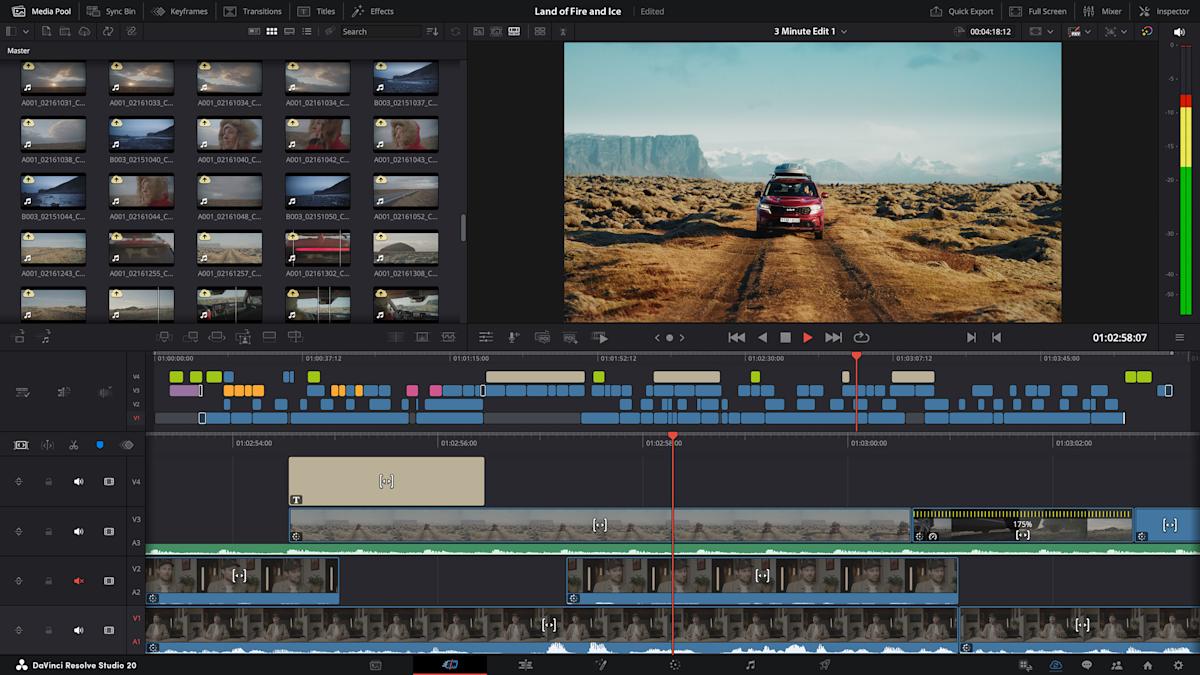 DaVinci Resolve 20 的最新 AI 功能可以根据脚本创建整个时间线