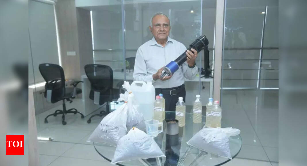 退休的 Isro 科学家开发用于土壤测试的人工智能设备