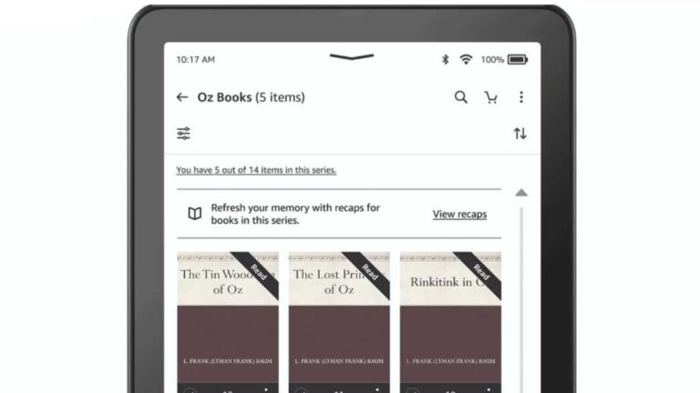 Amazon 为 Kindle 带来 AI 驱动的 Recaps