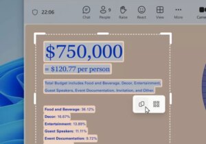 Microsoft 简化了从 Windows 11 中的图像复制文本的过程