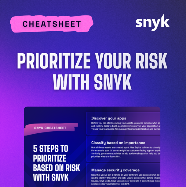 使用 Snyk 根据风险确定优先级的 5 个步骤