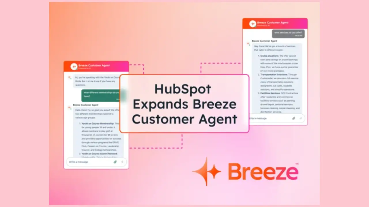 HubSpot 扩展了 Breeze 客户代理以支持跨营销、销售和服务的完整买家旅程
