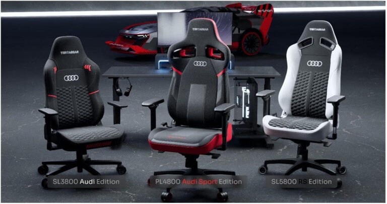 Vertagear 与奥迪合作推出新的游戏椅系列。
