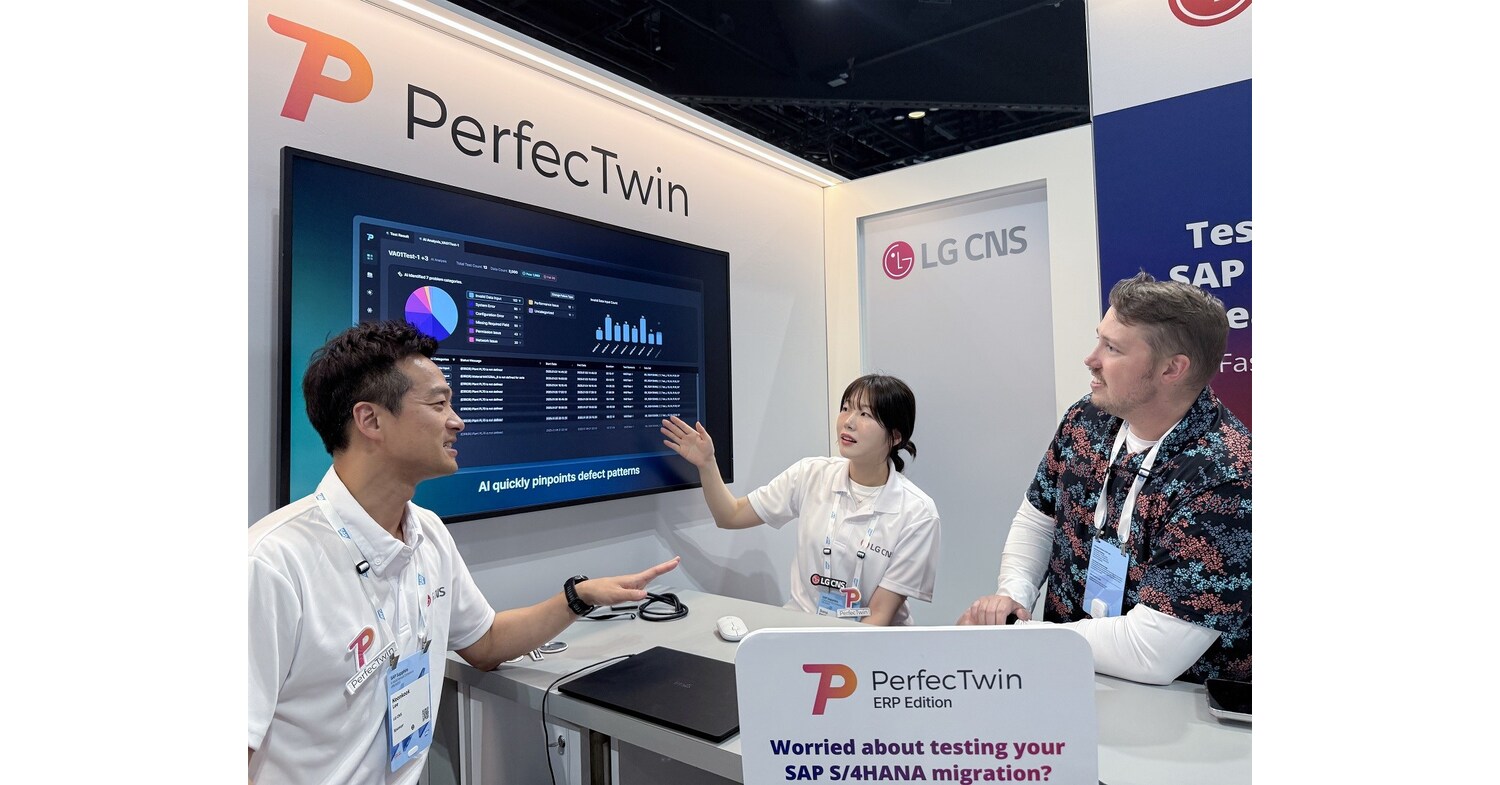 LG CNS 在 SAP Sapphire 2025 上在美国展示人工智能增强的“PerfecTwin ERP Edition”