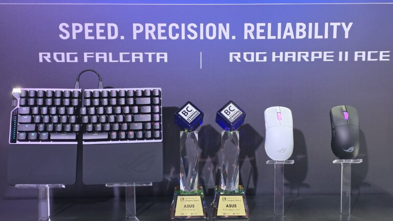 华硕 ROG Falcata 为竞技游戏带来分体式布局和磁性开关