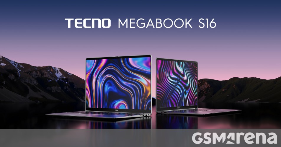 Tecno Megabook S16 笔记本电脑发布，配备 AI 智能，16 英寸屏幕