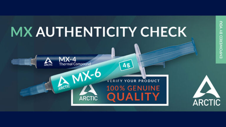 为了打击假冒导热膏，Arctic 推出了可刮擦的二维码认证