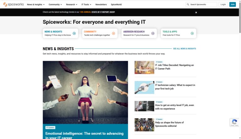 我测试了 Spiceworks，发现它为免费的帮助台工具提供了强大的功能，非常适合 SMB IT 团队