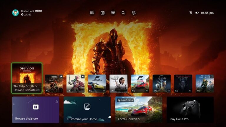 Xbox 正在测试新的主屏幕自定义