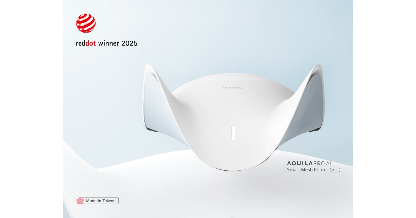 D-Link AQUILA PRO AI M95 荣获 2025 年红点设计奖
