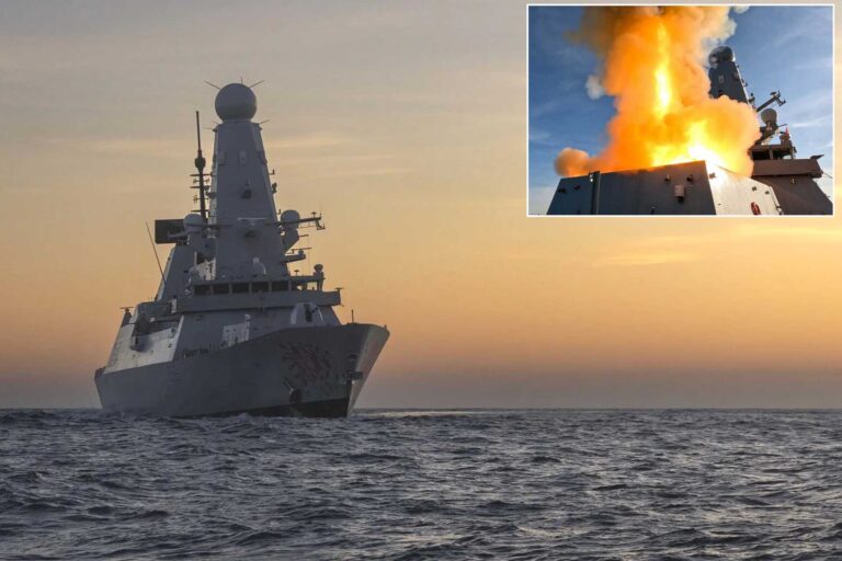 突发新闻：英国海军导弹驱逐舰 HMS Dragon 首次拦截超音速导弹