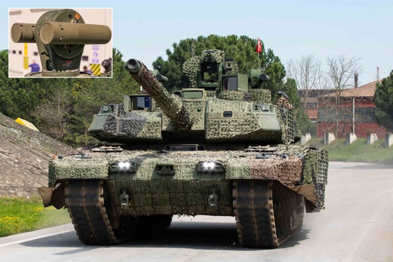 土耳其采用 AKKOR 10 系统为 Altay 和 Leopard 2A4 坦克提供 360 度主动保护