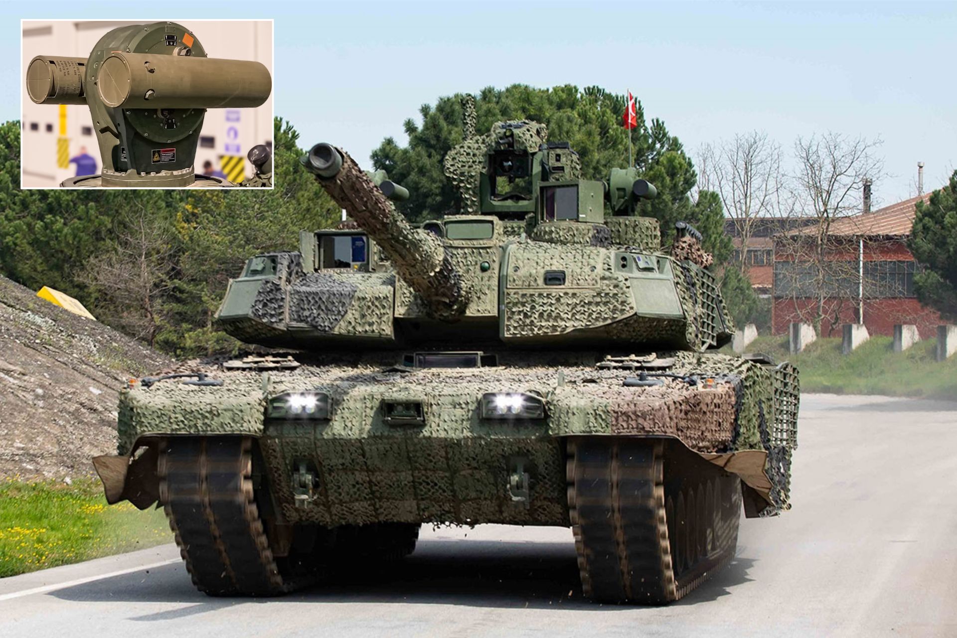 土耳其采用 AKKOR 10 系统为 Altay 和 Leopard 2A4 坦克提供 360 度主动保护