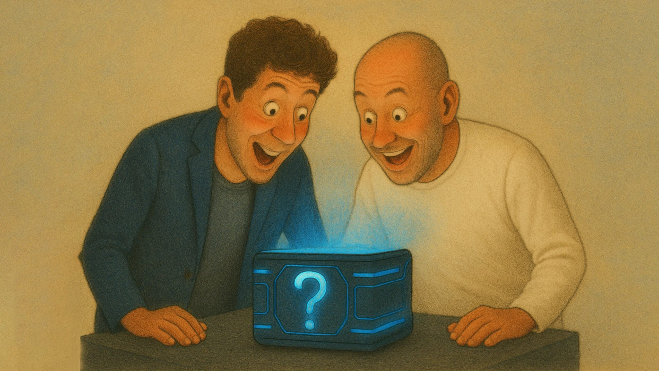 山姆·奥特曼 （Sam Altman） 和乔尼·艾夫 （Jony Ive） 的第一个产品炒作视频让史蒂夫·乔布斯 （Steve Jobs） 显得胆小