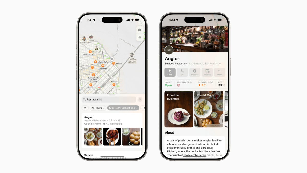 Apple 地图 app 现在让你更容易找到高档餐厅