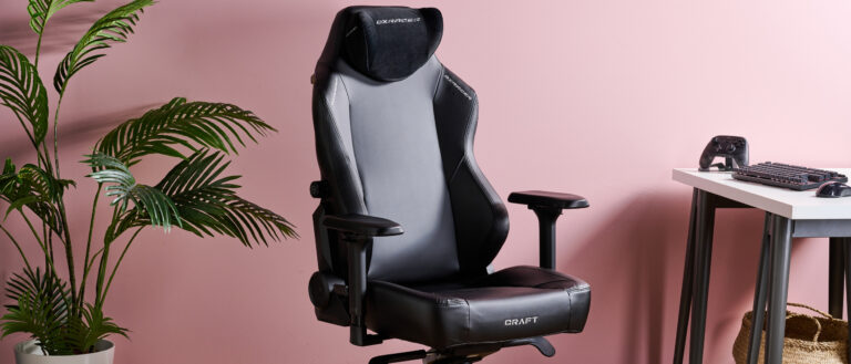 DXRacer Craft 评测：坚固而舒适的游戏椅，头枕出色，但手臂无力