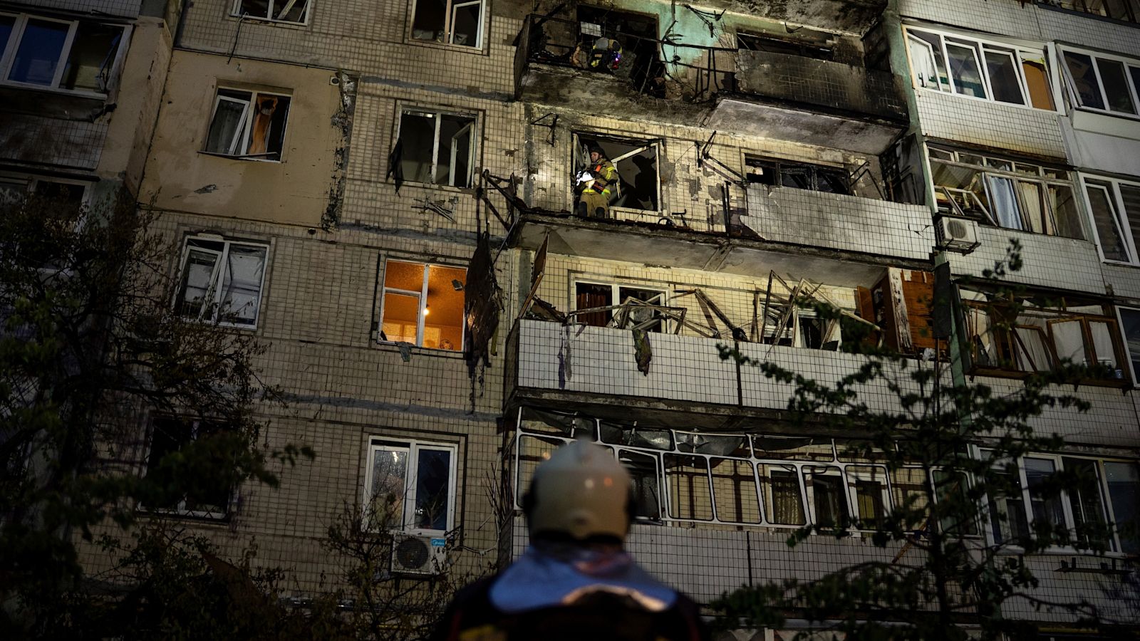 基辅遭到俄罗斯无人机袭击，整个城市都听到爆炸声