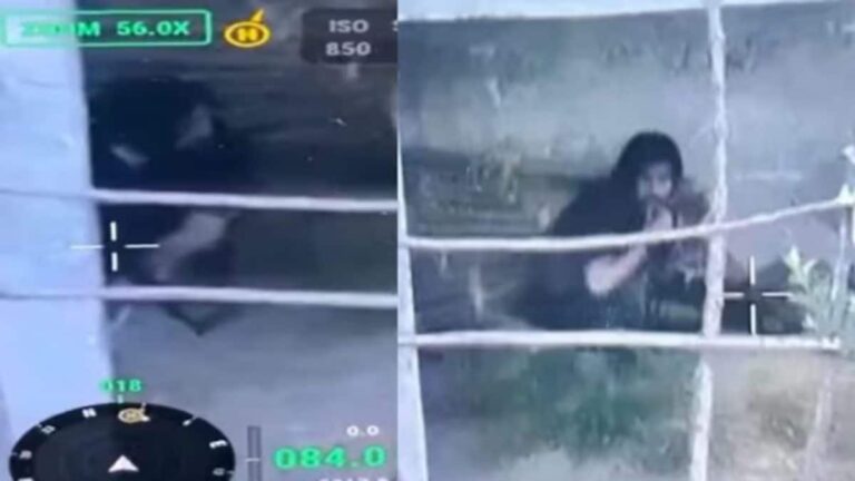 观看 |3 名恐怖分子在 Tral 遭遇战中丧生，躲在一栋建筑物中被摄像机捕捉到