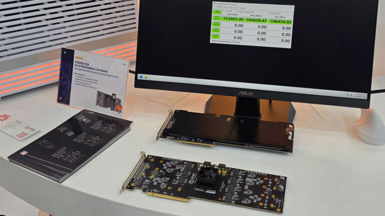 群联的 Apex RAID 演示向我们展示了 Computex 演示中 113 GB/s 的极速