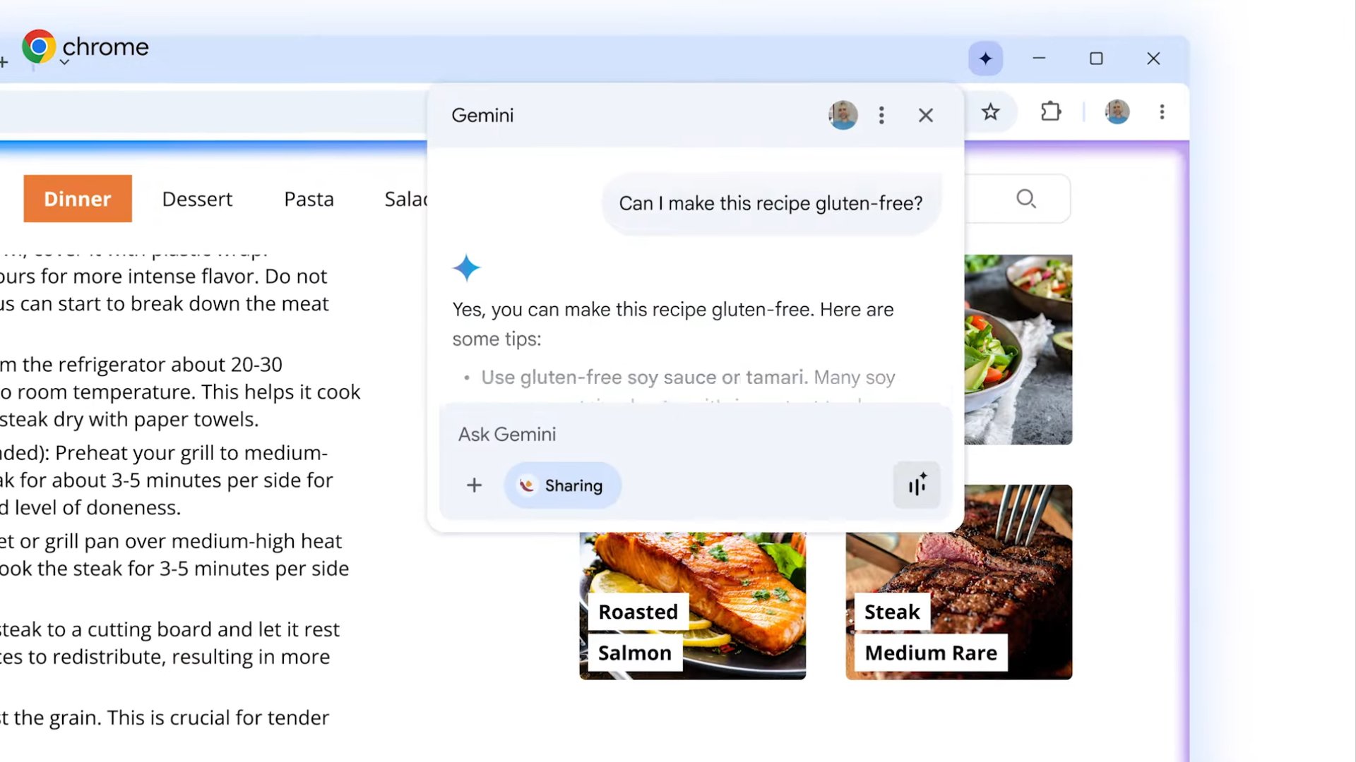 Galaxy Books 用户现在可以将 Google Chrome 与 Gemini 一起使用