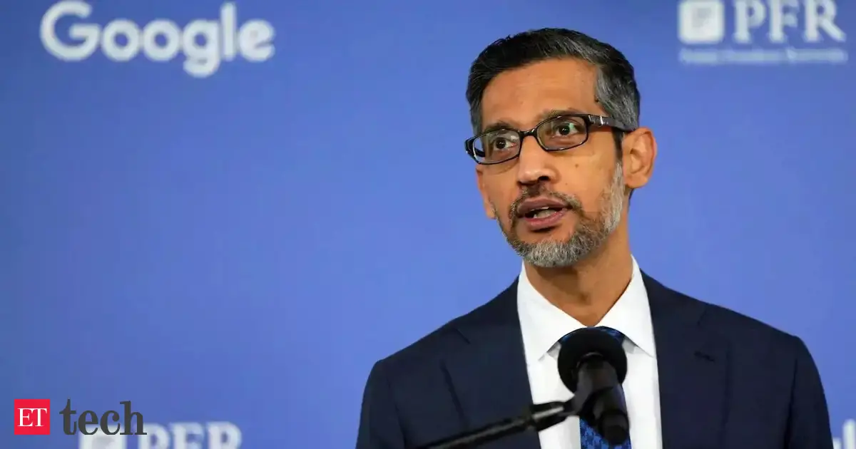 Pichai 看到 AI 将技术研究带入生活，平台发生了转变