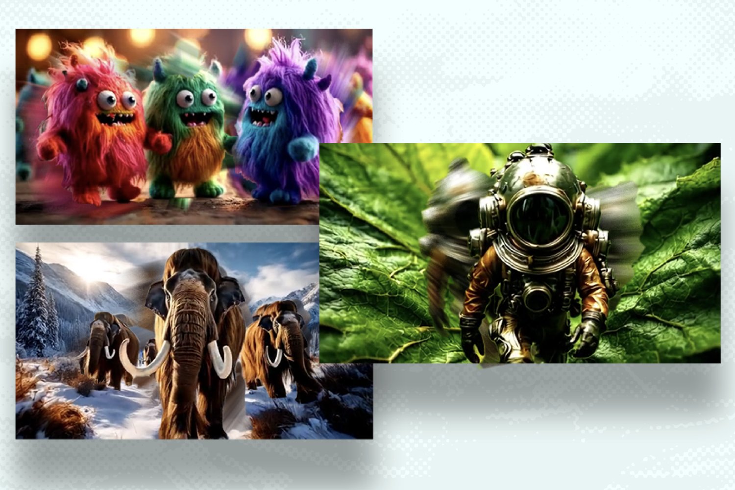 混合 AI 模型可在几秒钟内制作出流畅、高质量的视频