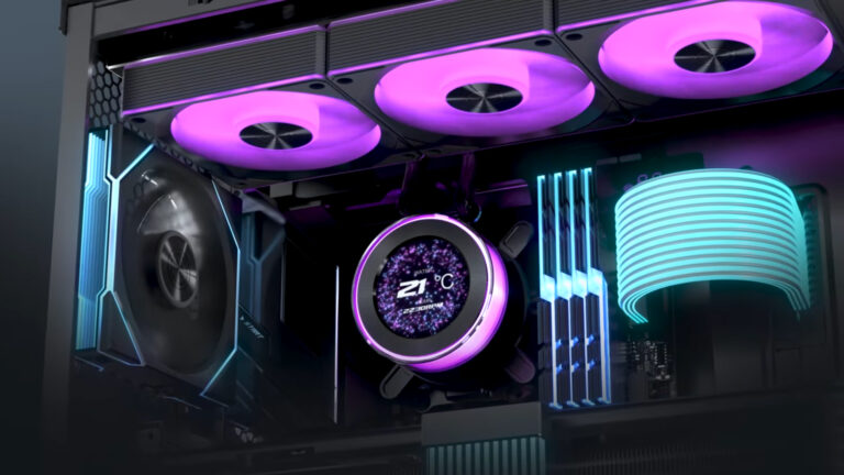 Lian Li 的隐藏管式 Hydroshift II LCD-C AIO 散热器增加了一个旋转拨盘，无需软件即可显示和 RGB 控制