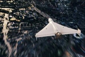 在基辅地区上空发现敌方无人机，防空系统正在发挥作用