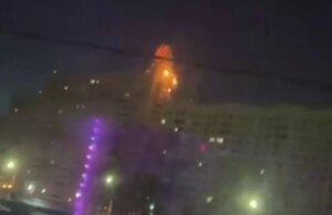 5 月 29 日晚，莫斯科遭到无人机袭击：一个住宅区被击中
