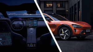 小米的新款特斯拉竞争对手 SUV 拥有驾驶舱风格的全景挡风玻璃显示屏，只需 12 分钟即可充电