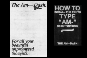 Cocogun 使用新的标点符号对抗 AI 生成的写作：The Am Dash